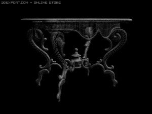 table Modèle 3D