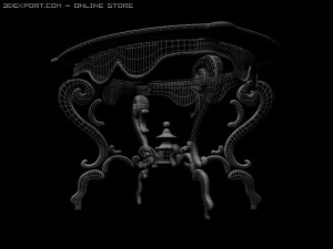 table Modèle 3D