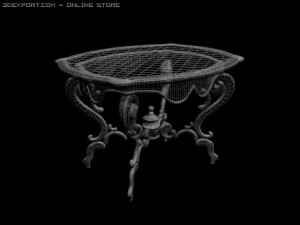 table Modèle 3D