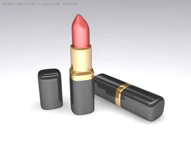 lipstick 3D Model .c4d .max .obj .3ds .fbx .stl .blend