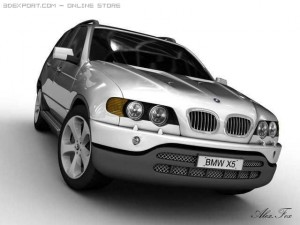 bmw x5 3D मॉडल