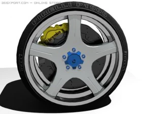 wheel 3D Model