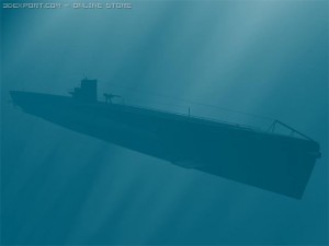 submarine 3Dモデル
