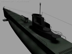 submarine 3D Model