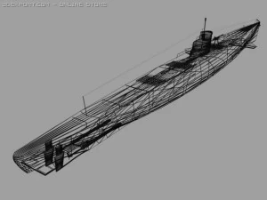 submarine 3D Model
