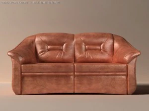 leather sofa 3D Model