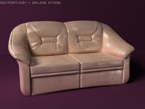 leather sofa 3D 모델
