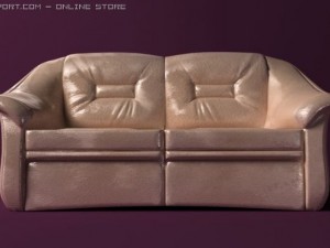 leather sofa 3D 모델