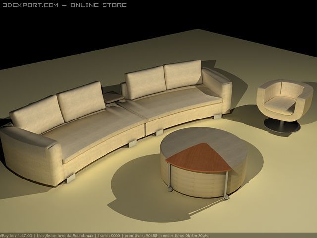inventa round 3D-Modell .c4d .max .obj .3ds .fbx .stl .blend 