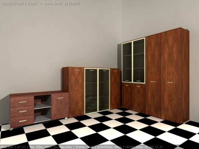 efex office furniture 3D Model .c4d .max .obj .3ds .fbx .stl .blend 