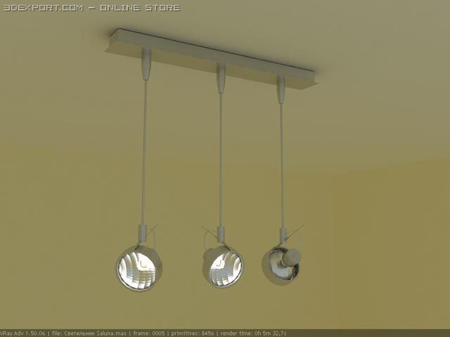 lamp saluna (3 lamps) 3D Модель .c4d .max .obj .3ds .fbx .stl .blend 