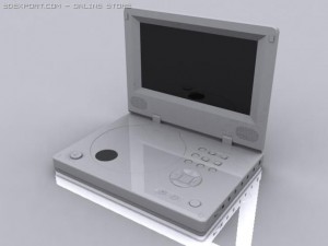 portable dvd player 3D Model