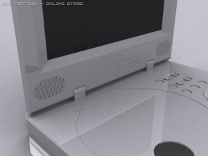 portable dvd player Model 3D