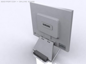 samsung 172x lcd monitor 3D Model
