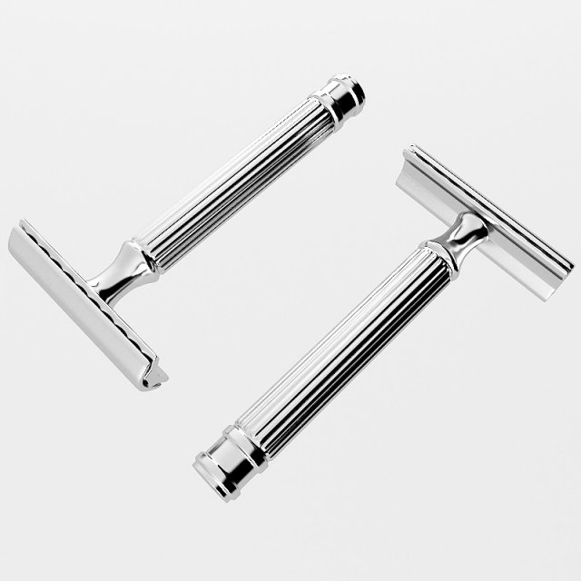 safety razor Model 3D .c4d .max .obj .3ds .fbx .stl .blend 