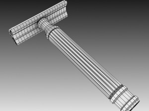 safety razor Model 3D