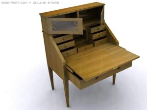 antique desk 3D Model