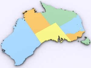 Map of australia 3D Модель