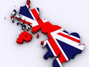 Map of the united kingdom 3D Model