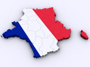 Map of france 3D Model
