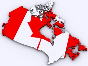 Map of canada 3D Model