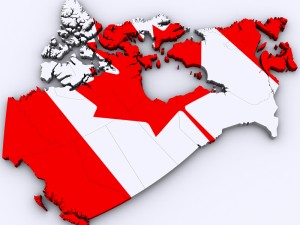 Map of canada 3Dモデル