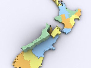 Map of new zealand 3D 모델
