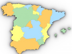 Map of spain 3D Модель