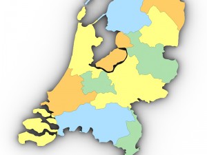 Map of the netherlands 3Dモデル
