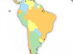 Political world map Modello 3D