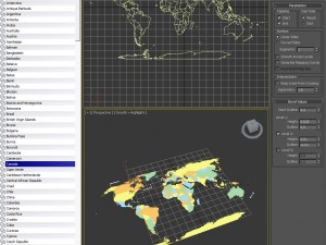 Political world map Modello 3D