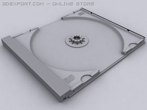 cd jewel case 3Dモデル