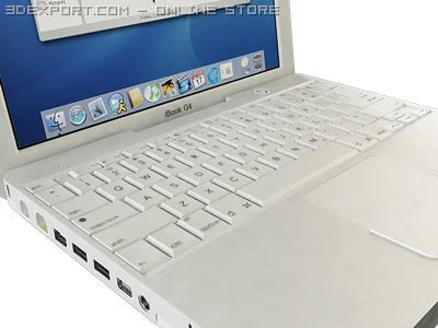 ibook g4 3D Model .c4d .max .obj .3ds .fbx .stl .blend 
