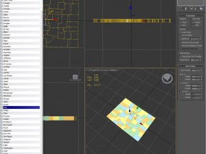 Colorado political map 3D Модель