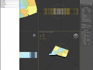 Connecticut political map Modèle 3D
