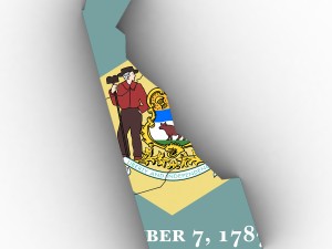 Delaware political map 3D Model