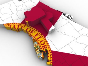 Florida political map Modèle 3D