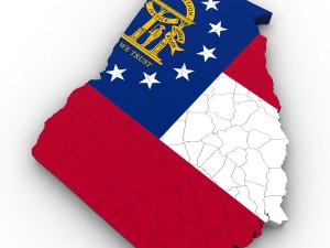 Georgia political map 3Dモデル