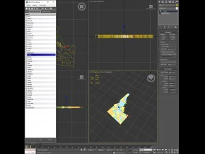 Idaho political map 3D Model