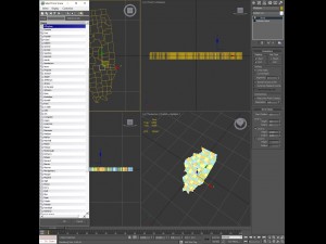 Illinois political map 3D Model