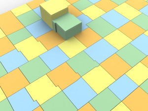 Iowa political map 3D मॉडल