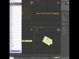 Iowa political map 3D Model