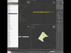 Minnesota political map 3D Model