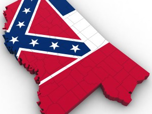 Mississippi political map 3D 模型