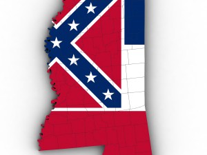 Mississippi political map 3D 模型