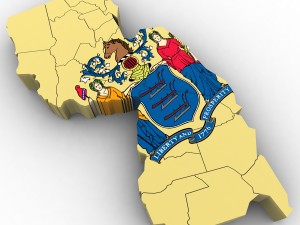 New jersey political map 3Dモデル