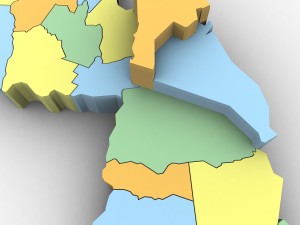 New jersey political map 3Dモデル