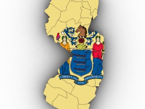 New jersey political map 3Dモデル