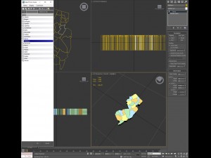 New jersey political map 3Dモデル