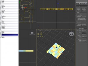 New mexico political map Model 3D